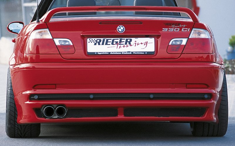Rieger Heckansatz BMW 3er E46 02.98-12.01 (bis Facelift) - 50205
