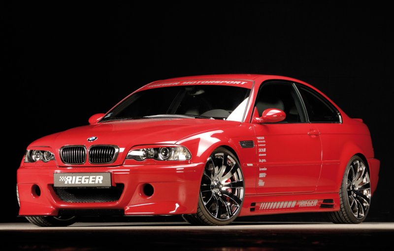 Rieger Spoilerstoßstange CS-Look BMW 3er E46 M3 06.00- - 50238