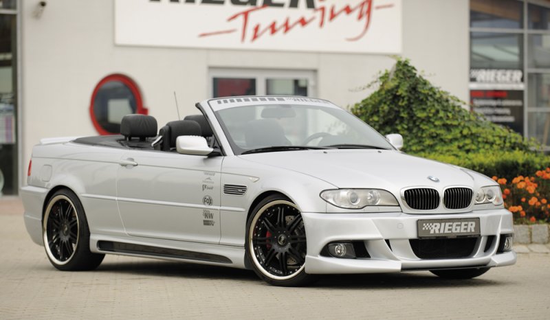 Rieger Spoilerstoßstange (V2) BMW 3er E46 02.02- (ab Facelift) - 50245