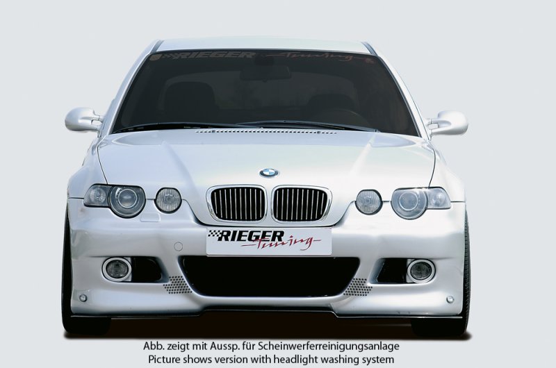 Rieger Spoilerstoßstange BMW 3er E46 02.02- (ab Facelift) - 50302
