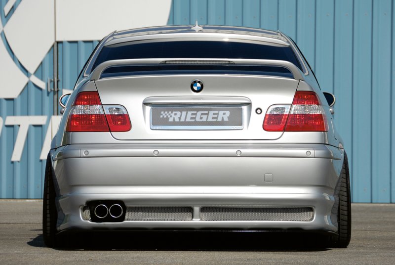 Rieger Heckansatz BMW 3er E46 02.02- (ab Facelift) - 50407