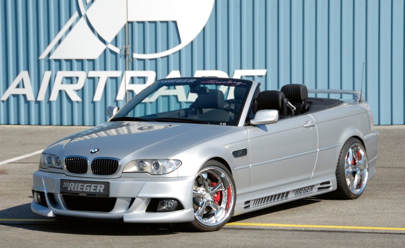 Rieger Spoilerstoßstange (V2) BMW 3er E46 02.02- (ab Facelift) - 50411