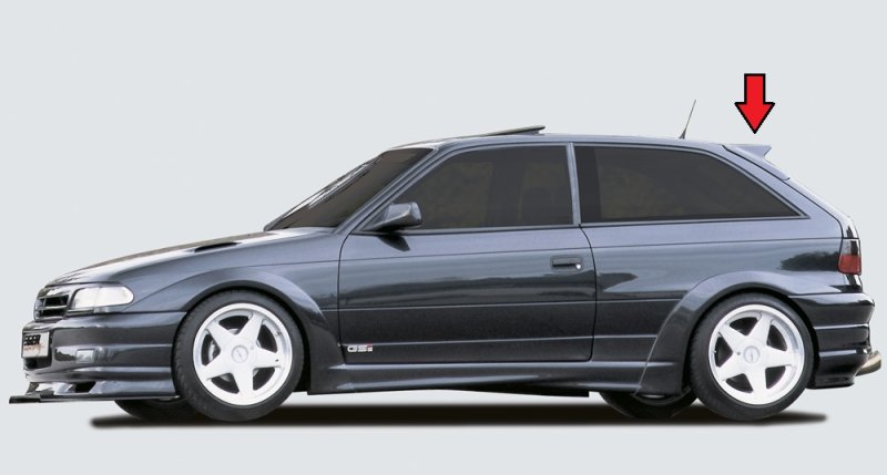 Rieger Dachflügel Opel Astra F - 51080