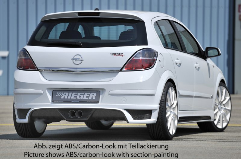Rieger Heckschürzenansatz Opel Astra H 03.04- - 51266
