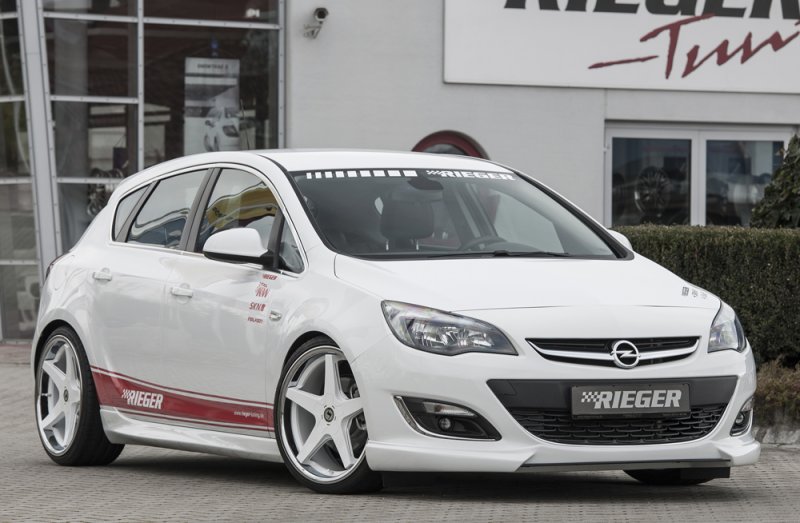 Rieger Spoilerlippe Opel Astra J 10.12- (ab Facelift) - 51320