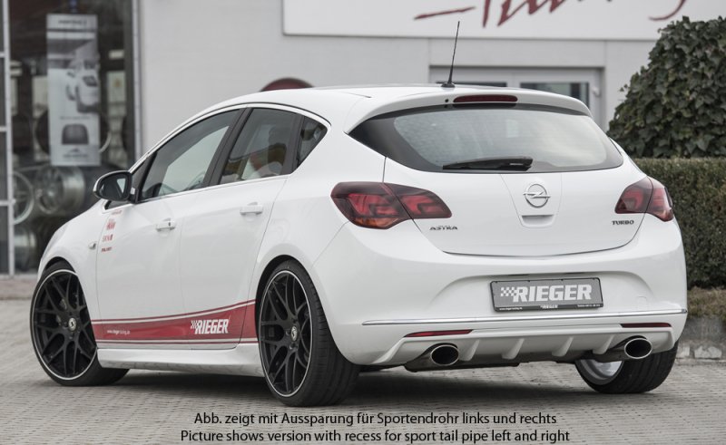 Rieger Heckeinsatz Opel Astra J 10.12- (ab Facelift) - 51325