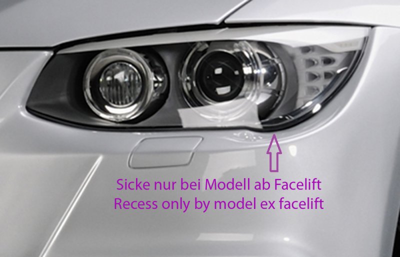 Rieger Spoilerstoßstange BMW 3er E92 03.10- (ab Facelift) LCI - 53452