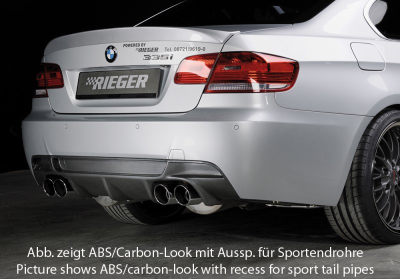Rieger Heckeinsatz BMW 3er E92 03.10- (ab Facelift) LCI - 53460