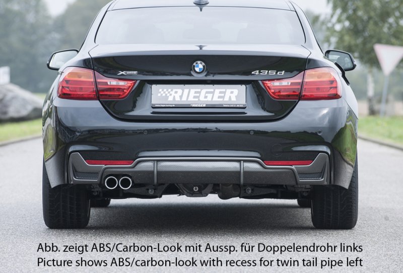 Rieger Heckeinsatz BMW 4er F32 (3C) 07.15- (ab Facelift) LCI - 53486
