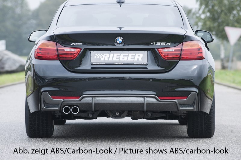 Rieger Heckeinsatz BMW 4er F32 (3C) 07.15- (ab Facelift) LCI - 53487