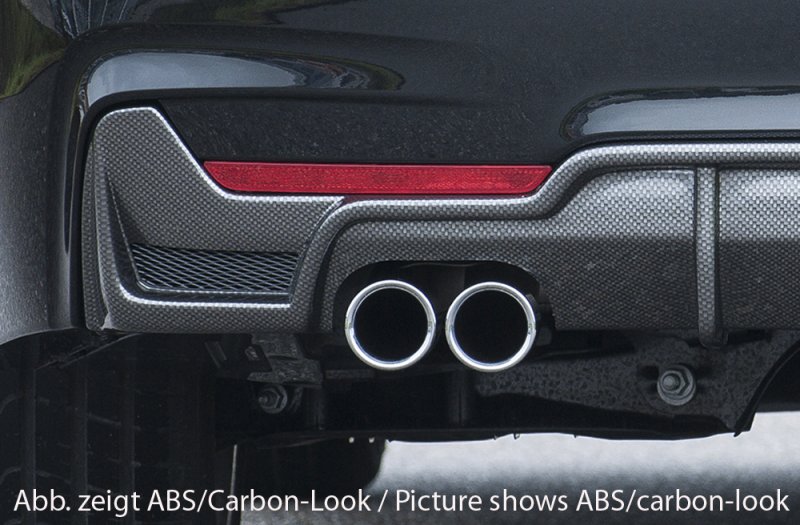 Rieger Heckeinsatz Carbon BMW 4er F32 (3C) 07.15- (ab Facelift) LCI - 53490