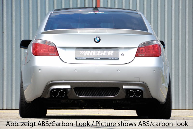 Rieger Heckeinsatz BMW 5er E60 -08 (bis Facelift) - 53605