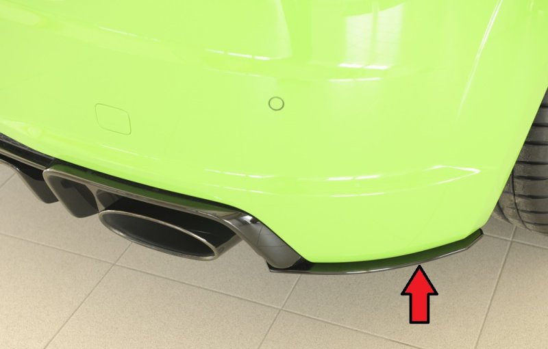 Rieger Heckschürzenansatz seitlich rechts Audi TT RS (8J/8J1-FV/8S) 05.16-08.18 (bis Facelift) - 55174