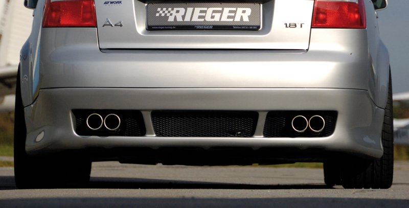 Rieger Heckschürzenansatz Audi A4 (8E) Typ B6 11.00-10.04 - 55207