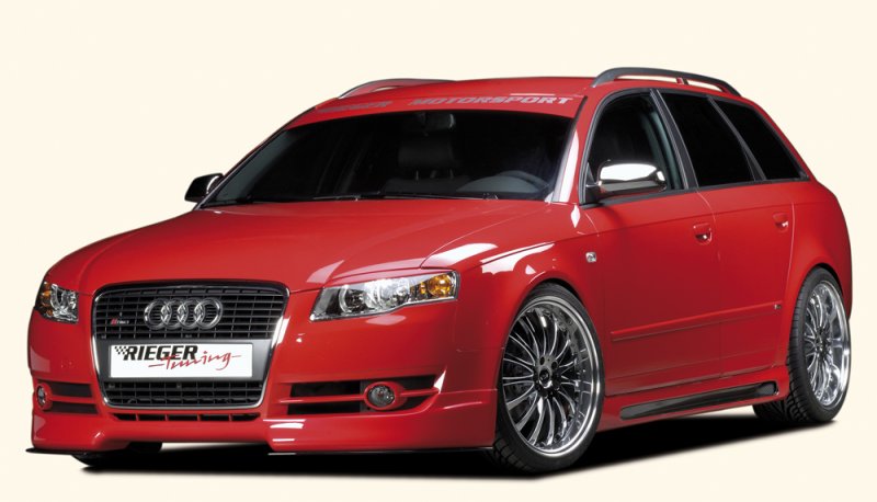 Rieger Spoilerlippe Audi A4 (8E) Typ B7 11.04- (ab Facelift) - 55220