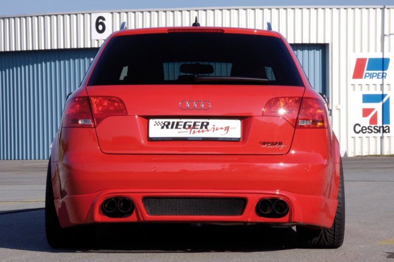 Rieger Heckschürzenansatz Audi A4 (8E) Typ B7 11.04- (ab Facelift) - 55226
