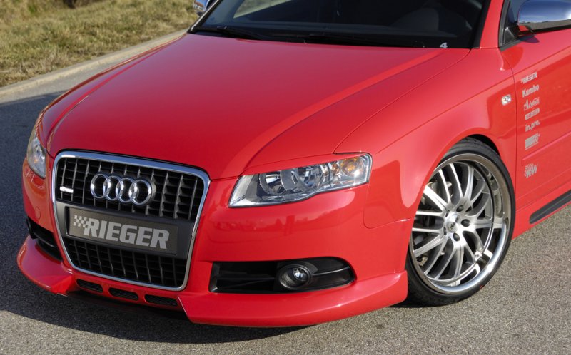 Rieger Spoilerlippe Audi A4 (8E) Typ B7 11.04- (ab Facelift) - 55230