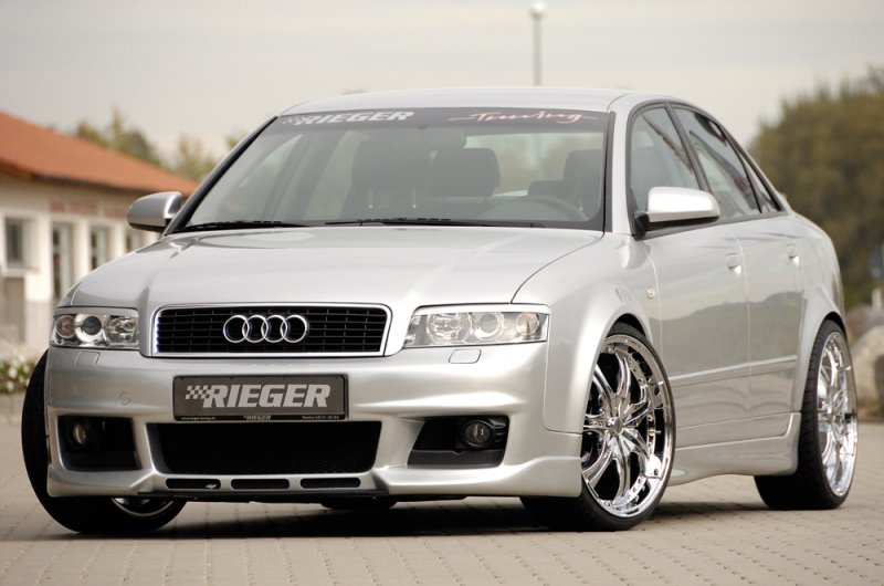 Rieger Spoilerstoßstange neues Design Audi A4 (8E) Typ B6 11.00-10.04 - 55237
