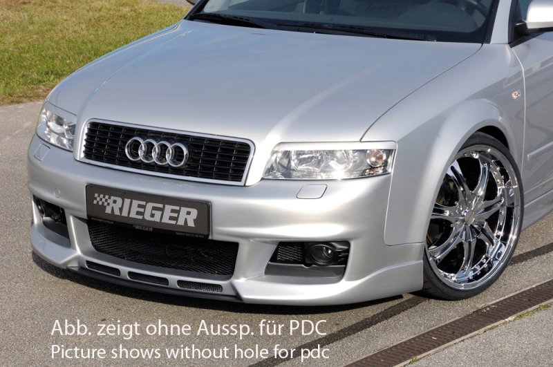 Rieger Spoilerstoßstange neues Design Audi A4 (8E) Typ B6 11.00-10.04 - 55238