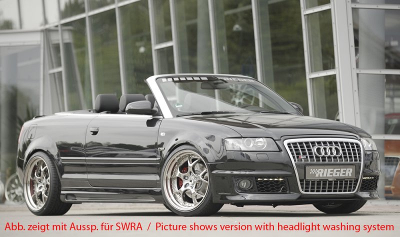 Rieger Spoilerstoßstange Audi A4 (8H) 04.02-12.05 (bis Facelift) - 55260