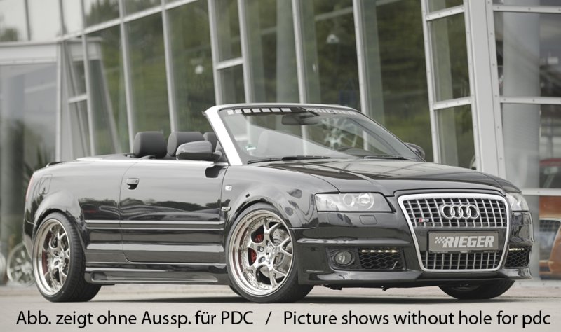 Rieger Spoilerstoßstange Audi A4 (8H) 04.02-12.05 (bis Facelift) - 55263