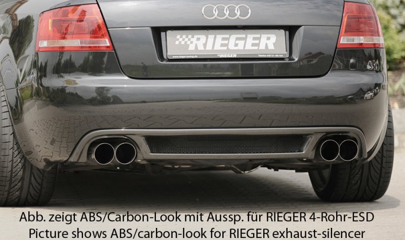 Rieger Heckeinsatz Audi A4 (8H) 01.06- (ab Facelift) - 55269