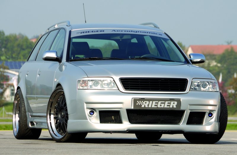 Rieger Spoilerstoßstange S6-Look Audi A6 (4B) 01.97-06.01 (bis Facelift) - 55301