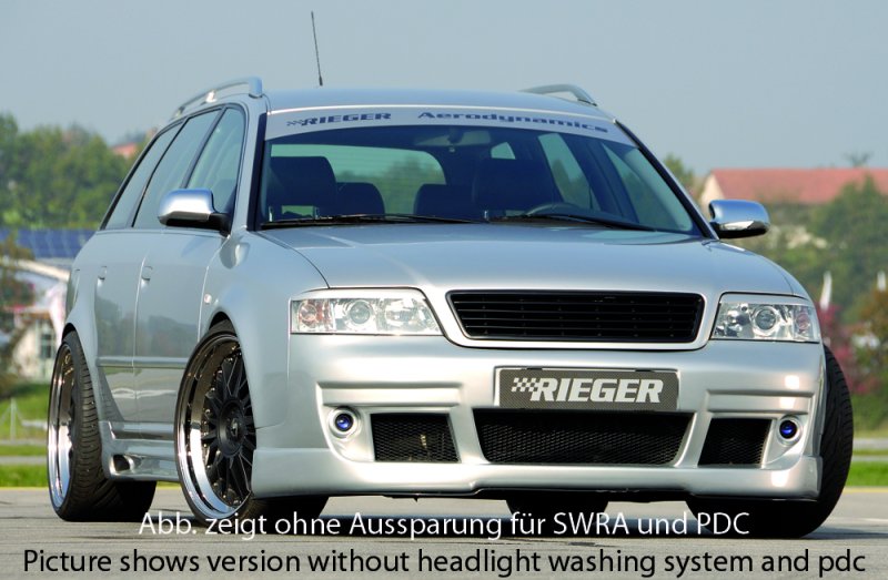 Rieger Spoilerstoßstange S6-Look Audi A6 (4B) 01.97-06.01 (bis Facelift) - 55303