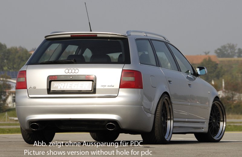 Rieger Heckansatz S6-Look Audi A6 (4B) 01.97-06.01 (bis Facelift) - 55307