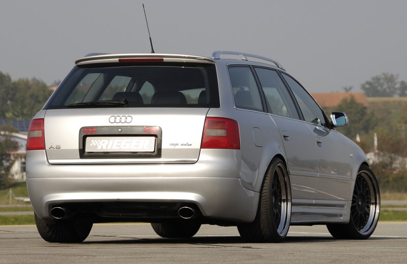 Rieger Heckansatz S6 Look Audi A6 (4B) 01.97-06.01 (bis Facelift) - 55308