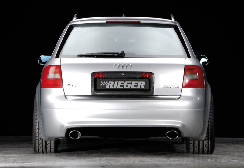 Rieger Heckansatz S6 Look Audi A6 (4B) 01.97-06.01 (bis Facelift) - 55308