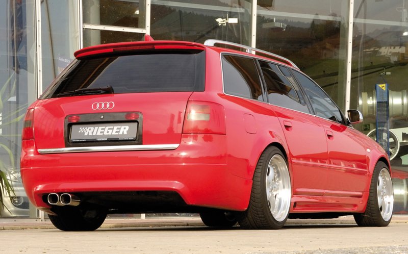 Rieger Heckansatz S6 Look Audi A6 (4B) 01.97-06.01 (bis Facelift) - 55308