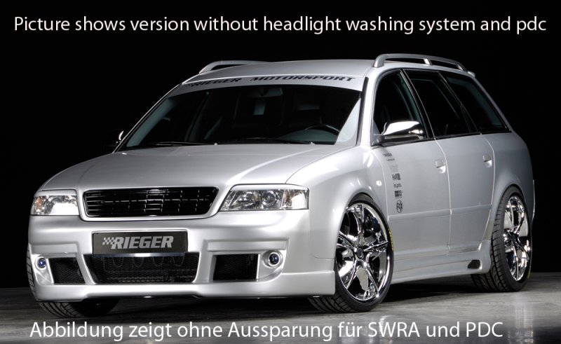 Rieger Spoilerstoßstange S6-Look Audi A6 (4B) 07.01- (ab Facelift) - 55312