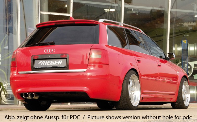 Rieger Heckansatz S6-Look Audi A6 (4B) 07.01- (ab Facelift) - 55317