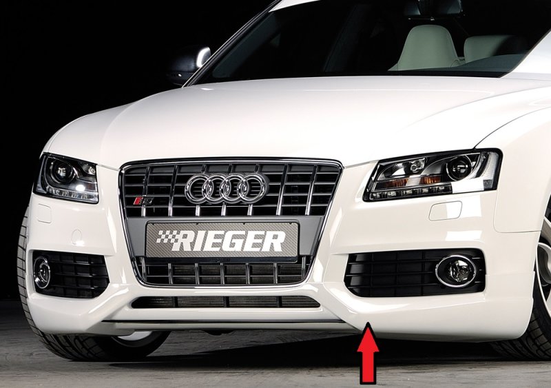 Rieger Spoilerlippe Audi A5 S5 (B8/B81) 06.07-07.11 (bis Facelift) - 55401