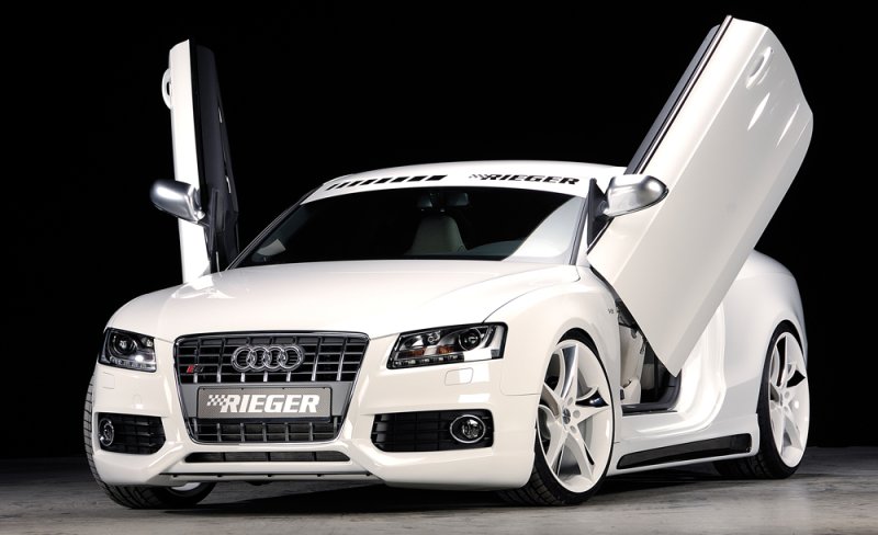 Rieger Spoilerlippe Audi A5 S5 (B8/B81) 06.07-07.11 (bis Facelift) - 55401
