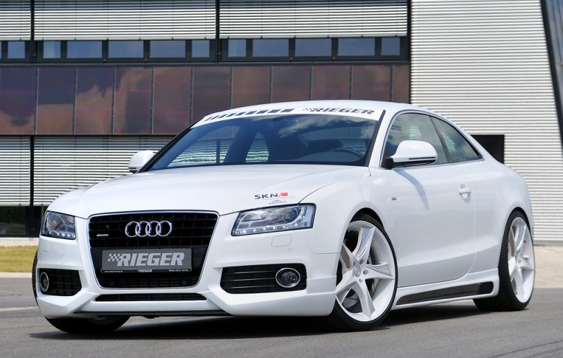 Rieger Spoilerlippe Audi A5 (B8/B81) 06.07-07.11 (bis Facelift) - 55406