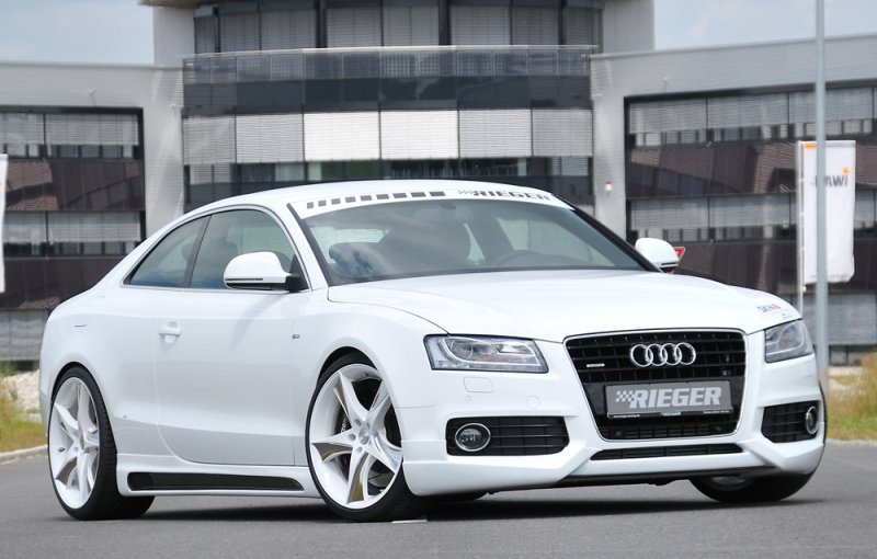 Rieger Spoilerlippe Audi A5 (B8/B81) 06.07-07.11 (bis Facelift) - 55406
