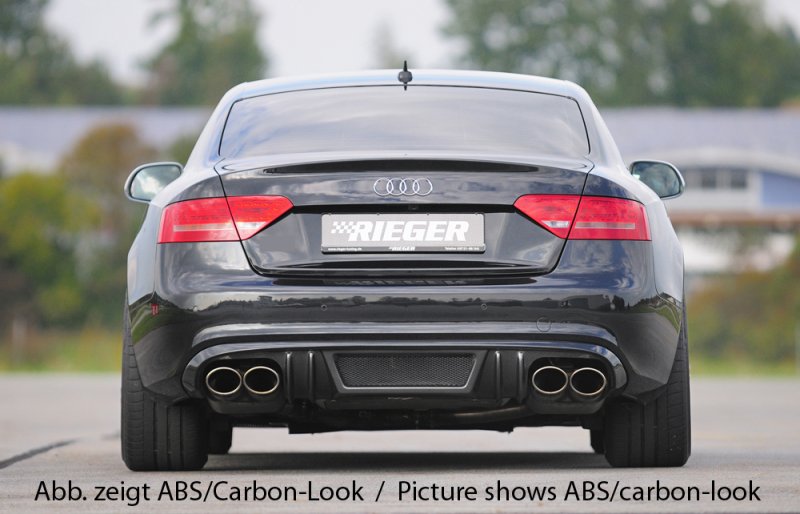 Rieger Heckeinsatz Audi A5 (B8/B81) 06.07-07.11 (bis Facelift) - 55413