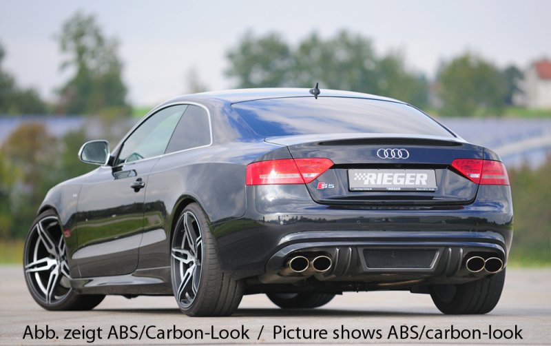 Rieger Heckeinsatz Audi A5 (B8/B81) 06.07-07.11 (bis Facelift) - 55413