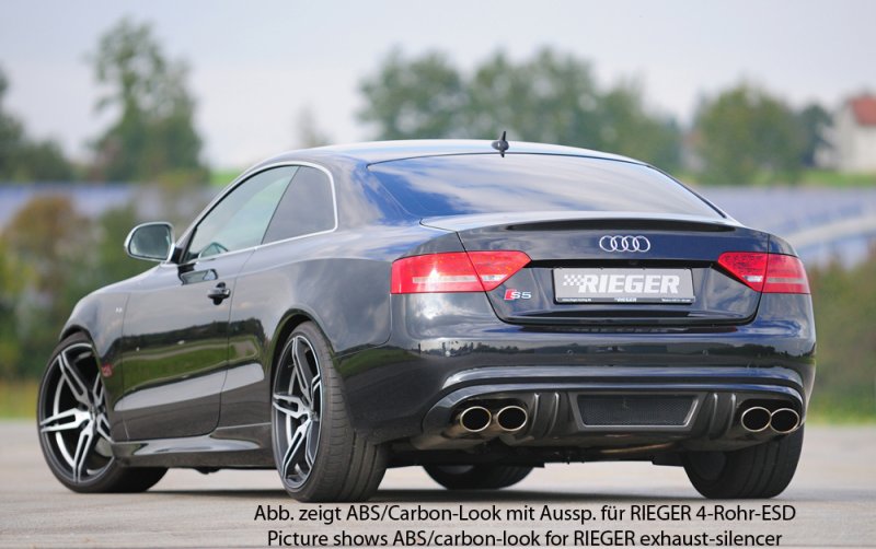 Rieger Heckeinsatz Audi A5 (B8/B81) 06.07-07.11 (bis Facelift) - 55414