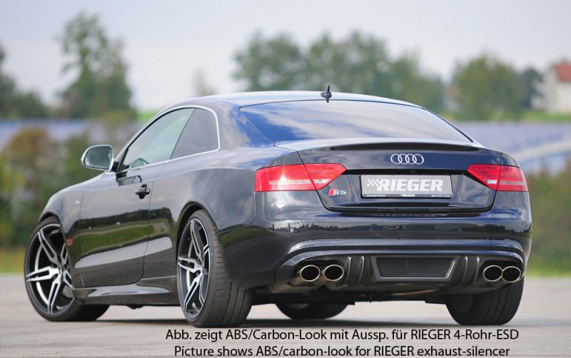 Rieger Heckeinsatz Audi A5 (B8/B81) 06.07-07.11 (bis Facelift) - 55415