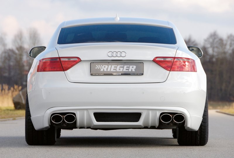 Rieger Heckschürzenansatz Audi A5 (B8/B81) 06.07-07.11 (bis Facelift) - 55418