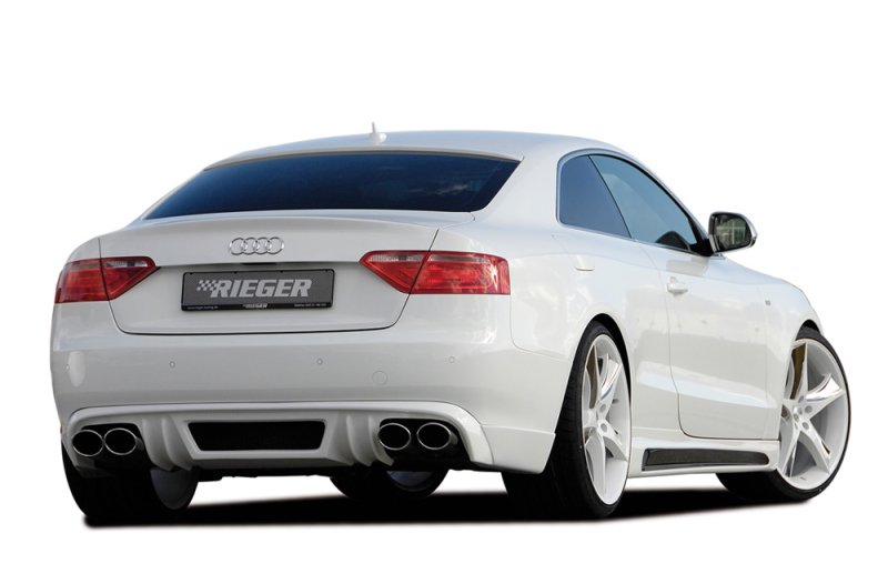 Rieger Heckschürzenansatz Audi A5 (B8/B81) 06.07-07.11 (bis Facelift) - 55418