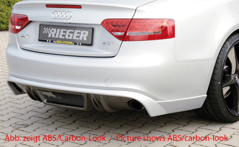Rieger Heckschürzenansatz Audi A5 (B8/B81) 06.07-07.11 (bis Facelift) - 55428