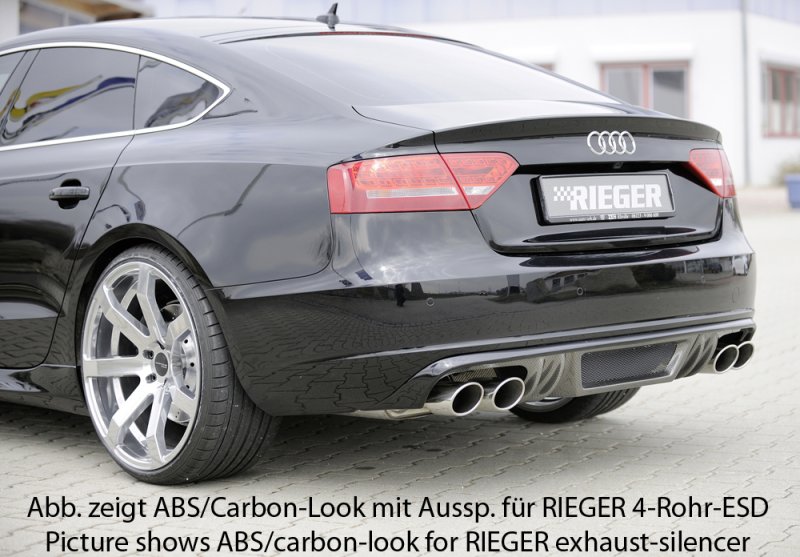 Rieger Heckeinsatz Audi A5 (B8/B81) 06.07-07.11 (bis Facelift) - 55437
