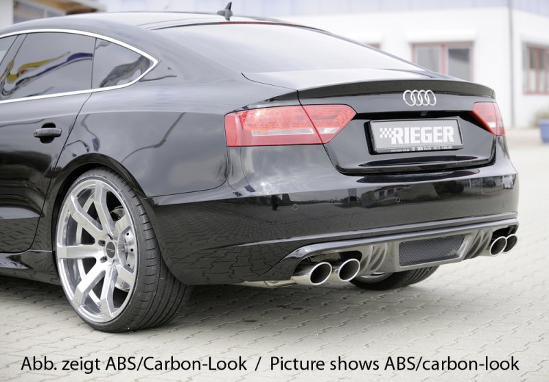 Rieger Heckeinsatz Audi A5 (B8/B81) 06.07-07.11 (bis Facelift) - 55438