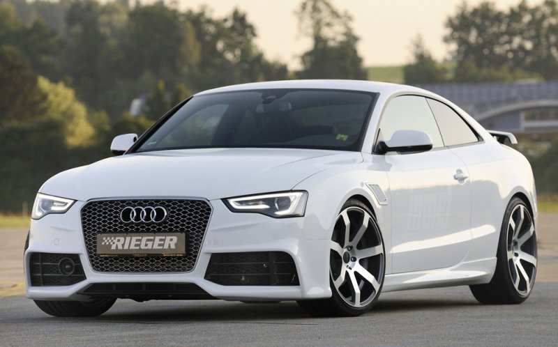 Rieger Spoilerstoßstange Audi A5 (B8/B81) 10.11-06.16 (ab Facelift) - 55462