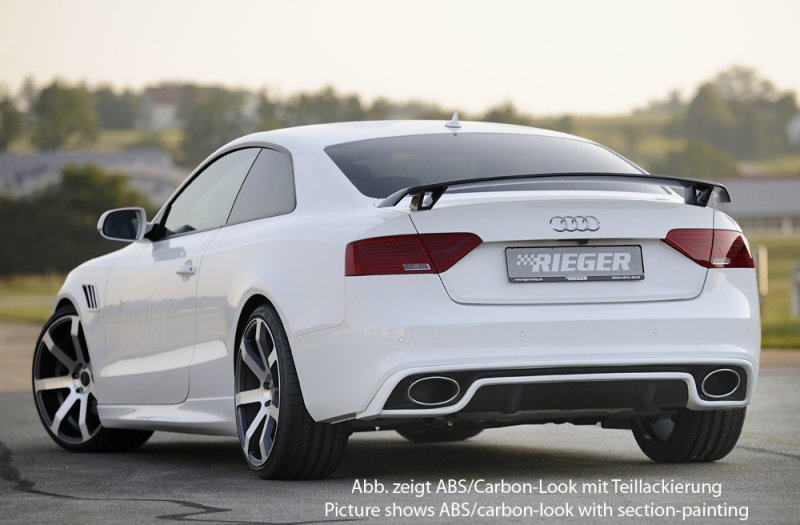 Rieger Heckeinsatz Audi A5 (B8/B81) 10.11-06.16 (ab Facelift) - 55470