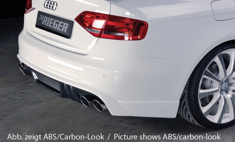 Rieger Heckschürzenansatz Audi A4 (B8/B81) 11.07-12.11 (bis Facelift) - 55512